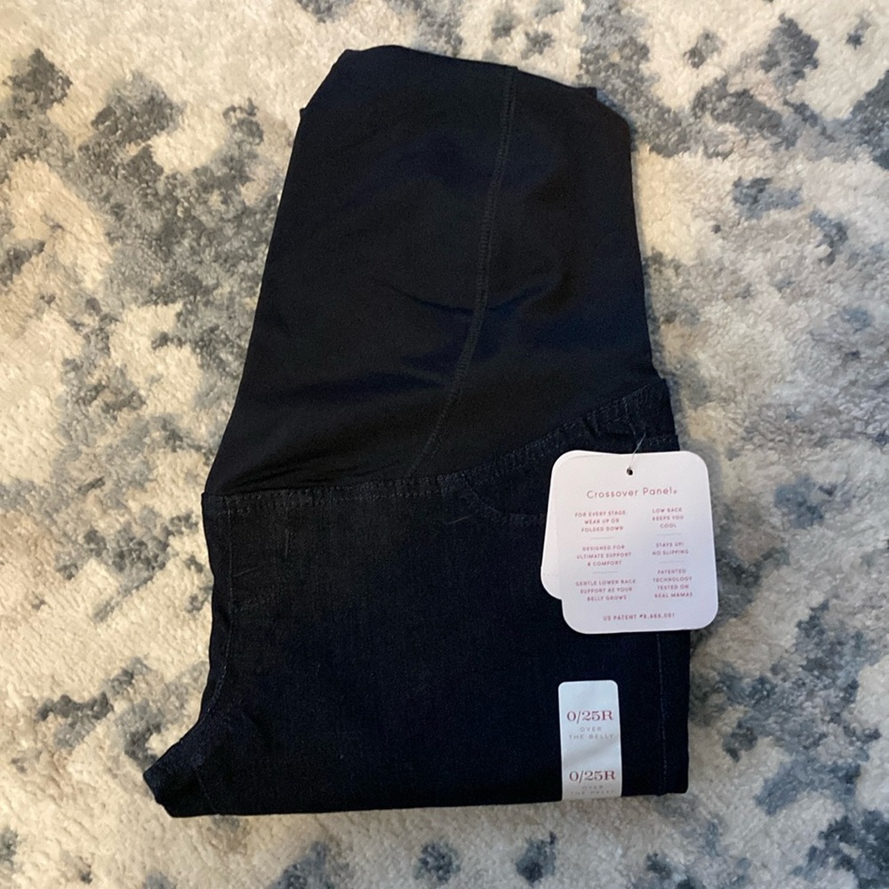 Ingrid and Isabel Dark Wash Maternity Jeans